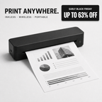 PAUD Inkless Portable Printer — Print Anywhere, Early Black Friday up to 63% off