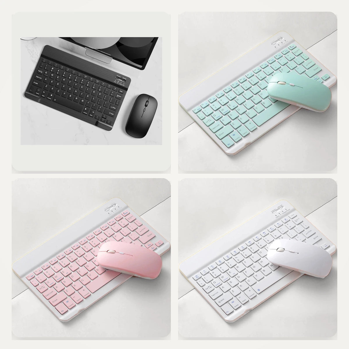PAUD™ Ultra-Slim Bluetooth Keyboard & Mouse — variant overview